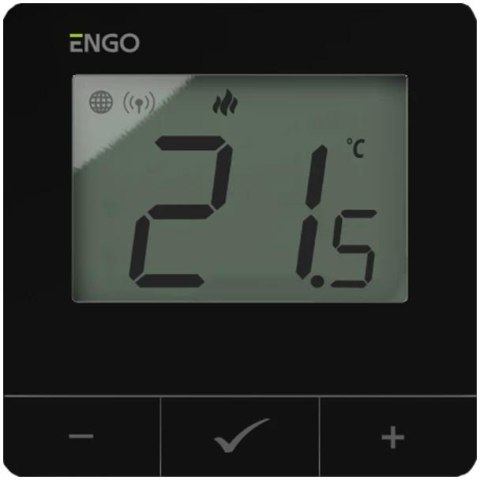 ENGO Controls E25-24B - Regulator temperatury, 24V, czarny, Internetowy, natynkowy ZigBee/868MHz ENGO Controls E25-24B - Regulator temperatury, 24V, czarny, Internetowy, natynkowy ZigBee/868MHz