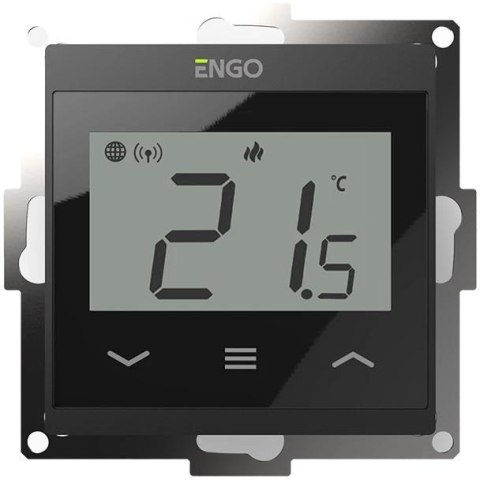 ENGO Controls E55-B - Regulator temperatury do ramki 55x55, 230V, czarny, Internetowy, Wi-Fi ENGO Controls E55-B - Regulator temperatury do ramki 55x55, 230V, czarny, Internetowy, Wi-Fi