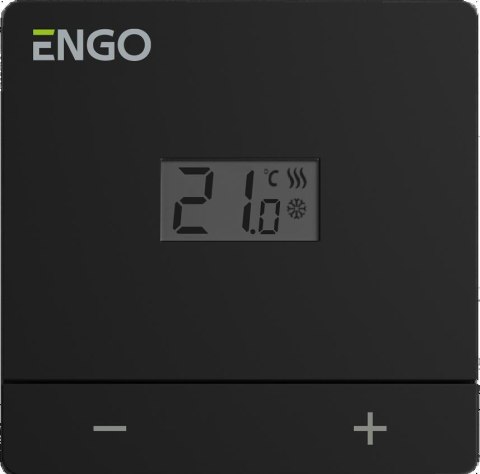 ENGO Controls EASY-24B - Regulator temperatury, 24V, dobowy, czarny, natynkowy ENGO Controls EASY-24B - Regulator temperatury, 24V, dobowy, czarny, natynkowy