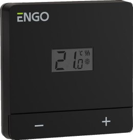 ENGO Controls EASY-24B - Regulator temperatury, 24V, dobowy, czarny, natynkowy