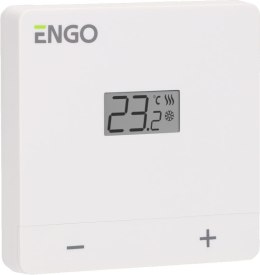 ENGO Controls EASY-24W - Regulator temperatury, 24V, dobowy, biały, natynkowy