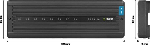 ENGO Controls ECB8-24 - Listwa przewodowa 8 stref do sterowania ogrzewaniem podłogowym, 24V, moduł pompy i kotła ENGO Controls ECB8-24 - Listwa przewodowa 8 stref do sterowania ogrzewaniem podłogowym, 24V, moduł pompy i kotła