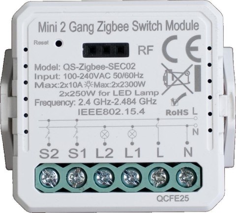 ENGO Controls EL2 - Sterownik do oświetlenia, podwójny, 230V ENGO Controls EL2 - Sterownik do oświetlenia, podwójny, 230V
