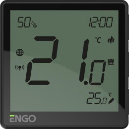 ENGO Controls EONE-230B - Regulator temperatury, 230V, czarny, Internetowy, podtynkowy, ZigBee