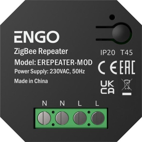 ENGO Controls EREPEATER-MOD - Repeater sieci ZigBee, podtynkowy (wzmacniacz sygnału), 230V ENGO Controls EREPEATER-MOD - Repeater sieci ZigBee, podtynkowy (wzmacniacz sygnału), 230V