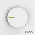 ENGO Controls ESIMPLE-230W - Regulator temperatury, 230V, biały, dobowy, natynkowy z pokrętłem ENGO Controls ESIMPLE-230W - Regulator temperatury, 230V, biały, dobowy, natynkowy z pokrętłem