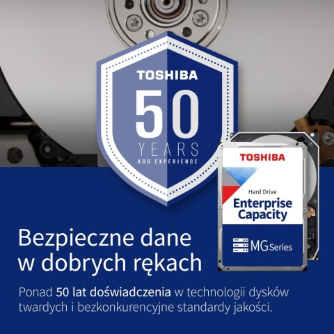 Dysk HDD Toshiba Enterprise MG Series 10TB MG10ADA10TE