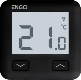 ENGO Controls E10-B - Regulator temperatury, 230V, czarny, Wi-Fi, Internetowy, podtynkowy