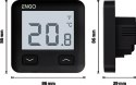 ENGO Controls E10-B - Regulator temperatury, 230V, czarny, Wi-Fi, Internetowy, podtynkowy ENGO Controls E10-B - Regulator temperatury, 230V, czarny, Wi-Fi, Internetowy, podtynkowy