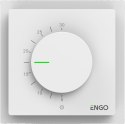 ENGO Controls ESIMPLE-230W - Regulator temperatury, 230V, biały, dobowy, natynkowy z pokrętłem ENGO Controls ESIMPLE-230W - Regulator temperatury, 230V, biały, dobowy, natynkowy z pokrętłem