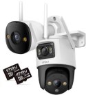 Zestaw 2 kamer IP Imou bullet 3 5MP i Cruiser Dual 10MP z kartami pamięci 32GB Zestaw 2 kamer IP Imou bullet 3 5MP i Cruiser Dual 10MP z kartami pamięci 32GB