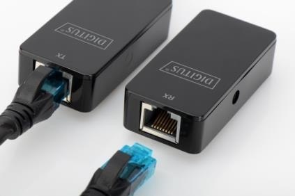 Przedłużacz/Extender USB 2.0 HighSpeed po skrętce Cat.5e/6 UTP, do 50m Przedłużacz/Extender USB 2.0 HighSpeed po skrętce Cat.5e/6 UTP, do 50m