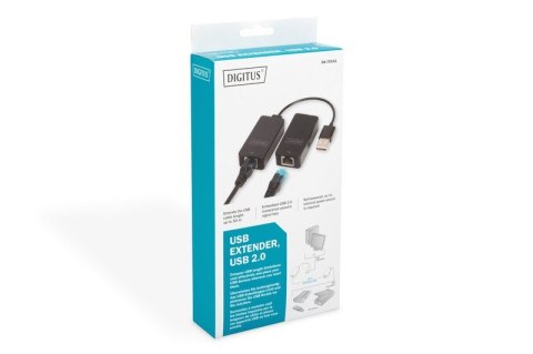 Przedłużacz/Extender USB 2.0 HighSpeed po skrętce Cat.5e/6 UTP, do 50m Przedłużacz/Extender USB 2.0 HighSpeed po skrętce Cat.5e/6 UTP, do 50m