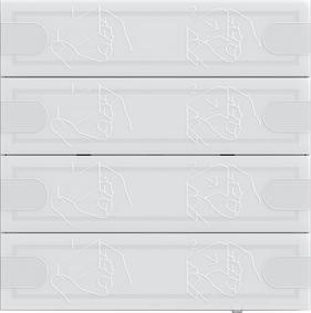 GIRA czujnik przyciskowy 4 Komfort 4x KNX TS4 białe 5004003