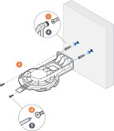UCHWYT UBIQUITI Ścienny (UACC-Lite-AP-AM) UCHWYT UBIQUITI Ścienny (UACC-Lite-AP-AM)