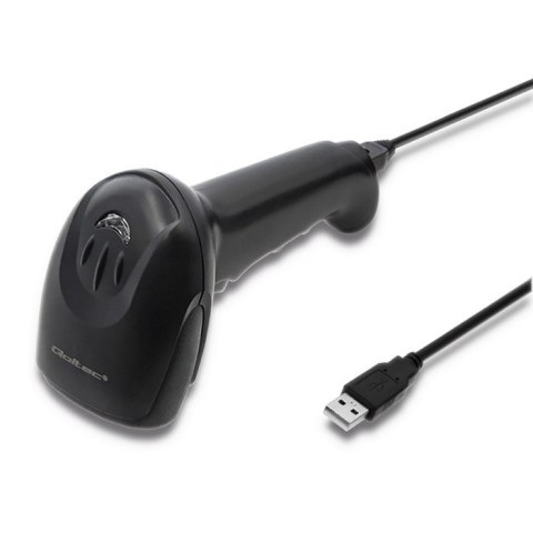 Laserowy czytnik kodów kreskowych 1D | CCD | USB | Czarny Laserowy czytnik kodów kreskowych 1D | CCD | USB | Czarny