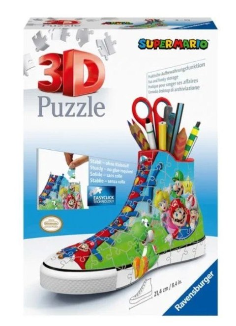 Puzzle 108 elementów 3D Trampek Super Mario Puzzle 108 elementów 3D Trampek Super Mario
