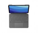 Etui z klawiaturą Combo Touch US iPad Pro 11 1,2,3 Gen szare