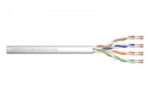 Kabel teleinformatyczny instalacyjny kat.5e, U/UTP, Eca, drut, AWG 24/1, PVC, 50m, Szary Kabel teleinformatyczny instalacyjny kat.5e, U/UTP, Eca, drut, AWG 24/1, PVC, 50m, Szary