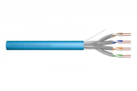 Kabel teleinformatyczny instalacyjny kat.6A, U/FTP, Dca, drut, AWG 23/1, LSOH, 50m, niebieski Kabel teleinformatyczny instalacyjny kat.6A, U/FTP, Dca, drut, AWG 23/1, LSOH, 50m, niebieski