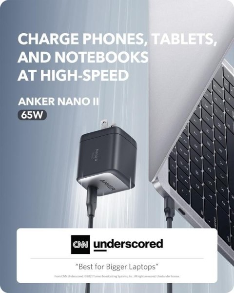 Zasilacz do notebooka Uniwersalny Nano II 65W Zasilacz do notebooka Uniwersalny Nano II 65W