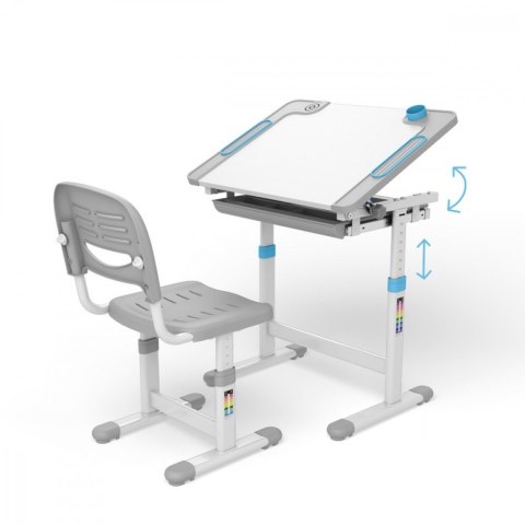 Biurko ergonomiczne dla dzieci z krzesłem Ergo Office ER-418 Biurko ergonomiczne dla dzieci z krzesłem Ergo Office ER-418