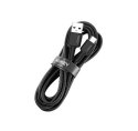 CB-CA3 OEM kabel USB-C - USB-A 3m 60W PD 3A 20V FCP AFC nylonowy oplot czarny