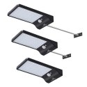 Solarna lampa LED z czujnikiem IP65 MCE444