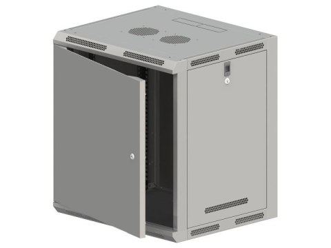 Szafa wisząca 19" 15U 600x500, drzwi metalowe FLAT PACK Szafa wisząca 19" 15U 600x500, drzwi metalowe FLAT PACK