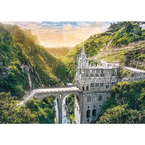 Puzzle 1000 elementów Sanktuarium Las Lajas Kolumbia Puzzle 1000 elementów Sanktuarium Las Lajas Kolumbia