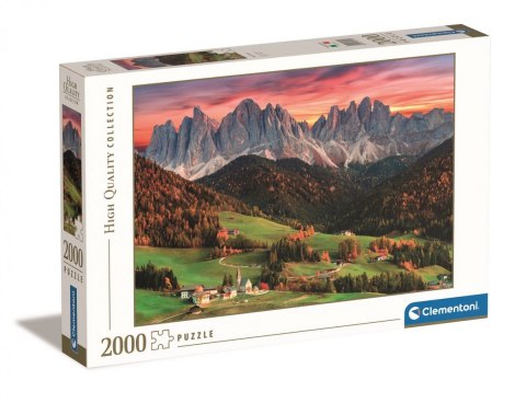 Puzzle 2000 elementów High Quality, Val Di Funes Puzzle 2000 elementów High Quality, Val Di Funes