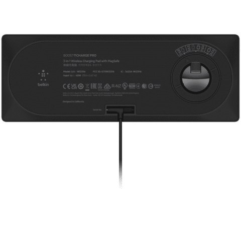 Bezprzewodowa ładowarka MagSafe 3w1 czarna Bezprzewodowa ładowarka MagSafe 3w1 czarna
