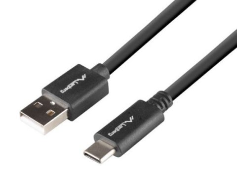Kabel USB-C(M)->USB-A(M) 2.0 1.8m czarny BOX QC 3.0 Kabel USB-C(M)->USB-A(M) 2.0 1.8m czarny BOX QC 3.0