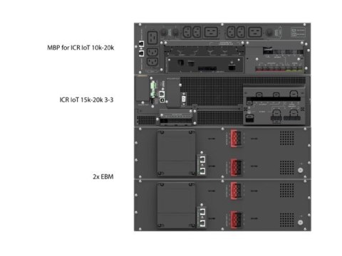 Zasilacz Rack VFI 15000 ICR IOT 3/3 On-line 10KVA terminal RJ-45 USB-B RS-232 3/3 Zasilacz Rack VFI 15000 ICR IOT 3/3 On-line 10KVA terminal RJ-45 USB-B RS-232 3/3