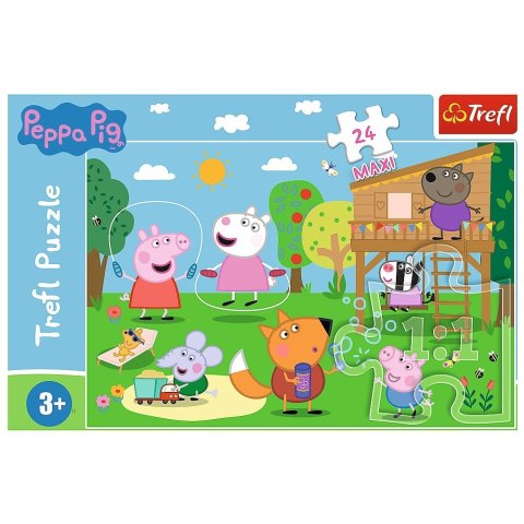 Puzzle 24 Maxi Zabawy na polanie Świnka Peppa Puzzle 24 Maxi Zabawy na polanie Świnka Peppa