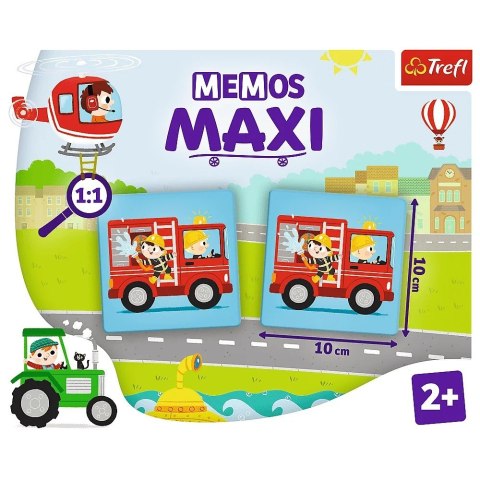 Gra Memos Maxi Pojazdy Gra Memos Maxi Pojazdy