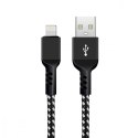 Kabel lightning fast charge 2.4A MCE481 Czarny