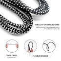 Kabel lightning fast charge 2.4A MCE481 Czarny