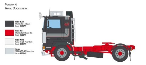 Model plastikowy Volvo F12 Intercooler Low Roof 1/24 Model plastikowy Volvo F12 Intercooler Low Roof 1/24