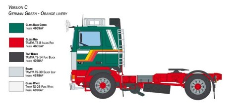 Model plastikowy Volvo F12 Intercooler Low Roof 1/24 Model plastikowy Volvo F12 Intercooler Low Roof 1/24