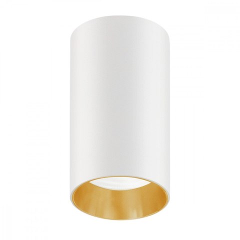 Oprawa natynkowa tuba GU10 MCE458 W/G Biało - złota Oprawa natynkowa tuba GU10 MCE458 W/G Biało - złota