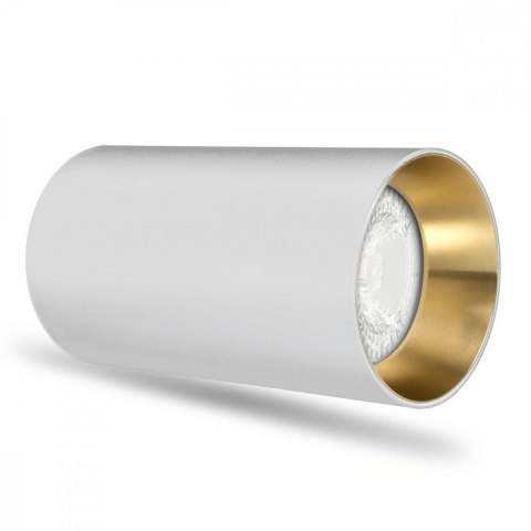 Oprawa natynkowa tuba GU10 MCE458 W/G Biało - złota Oprawa natynkowa tuba GU10 MCE458 W/G Biało - złota