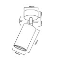 Lampa ścienno-sufitowa SPOT GU10 MCE451 B