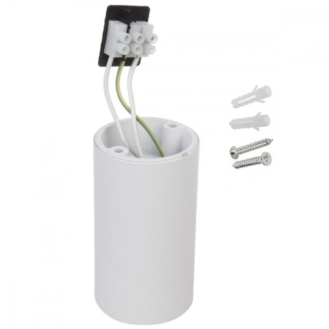 Oprawa natynkowa tuba GU10 MCE458 W/G Biało - złota Oprawa natynkowa tuba GU10 MCE458 W/G Biało - złota