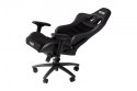 Krzesło NLR ProGaming Czarna skóra i zamsz