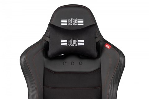 Krzesło NLR ProGaming Czarna skóra i zamsz