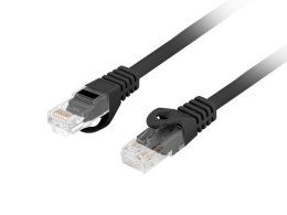 Patchcord kat.6 UTP LSZH CU 0.5m czarny fluke passed