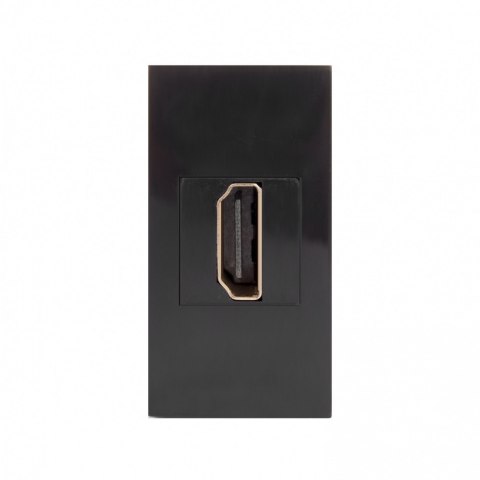 Gniazdo ścienne HDMI pasuje do szklanych ramek MCE720B Czarne Gniazdo ścienne HDMI pasuje do szklanych ramek MCE720B Czarne