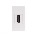 Gniazdo ścienne HDMI pasuje do szklanych ramek MCE720W Białe
