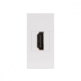 Gniazdo ścienne HDMI pasuje do szklanych ramek MCE720W Białe
